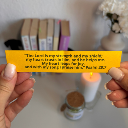 Colors of Faith: 96 days Bible Verses Color Coded Jar